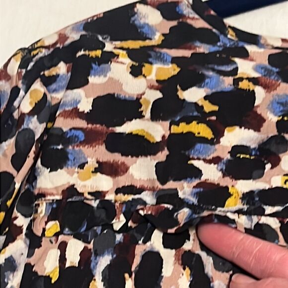 Beachlunchlounge Piper Ecovero Top Multicolored Abstract Blouse D35 - Picture 12 of 13